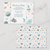 Teddy Bear Astronaut-Books For Baby Enclosure Card エンクロージャーカード (正面/裏面)