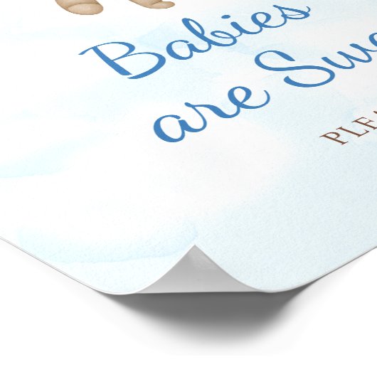 Teddy Bear Babies are Sweet Poster ポスター (角)