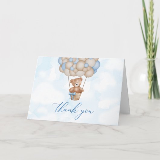 Teddy Bear Baby サンキューカード (正面)