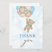 Teddy Bear Baby サンキューカード (正面/裏面)