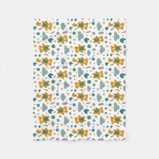 Teddy Bear Baby Blanket フリースブランケット
