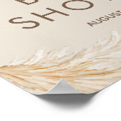 Teddy Bear Baby Showerウェルカムポスター ポスター (角)