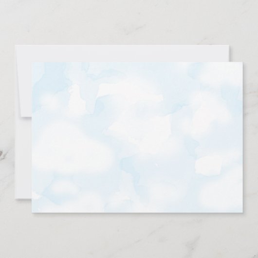 Teddy Bear Baby Shower サンキューカード (裏面)