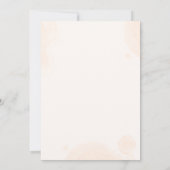 Teddy Bear Baby Shower" サンキューカード (裏面)