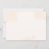 Teddy Bear Baby Shower" サンキューカード (裏面)