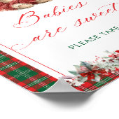 Teddy Bear Baby Shower Babies are Sweet Poster ポスター (角)