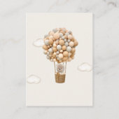 Teddy Bear Baby Shower Bookリクエスト エンクロージャーカード (裏面)