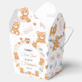 Teddy Bear Baby Shower Boy | Cute Blue Bear フェイバーボックス (オープン)