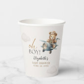 Teddy Bear Baby Shower Boy party 紙コップ (正面)
