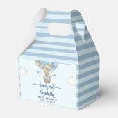 Teddy Bear Baby Shower for Boy フェイバーボックス (正面サイド)