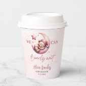 Teddy Bear Baby shower Girl Pary 紙コップ (正面)