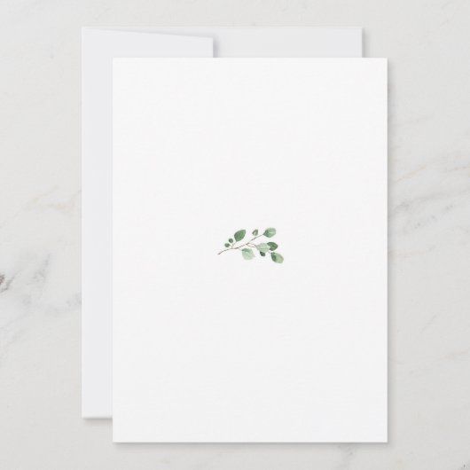 Teddy Bear Baby Shower Invitation 招待状 (裏面)