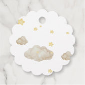 Teddy Bear Baby Shower – Over the Moon Theme  フェイバータグ (裏面)