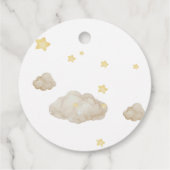 Teddy Bear Baby Shower – Over the Moon Theme  フェイバータグ (裏面)