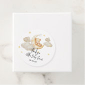 Teddy Bear Baby Shower – Over the Moon Theme  フェイバータグ (インサイチュ)
