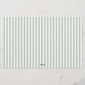 Teddy Bear Baby Shower Parents Advice Wishes Card 便箋 (裏面)