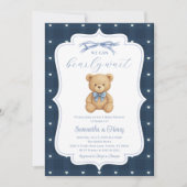 Teddy Bear Baby Shower Party Invitation 招待状 (正面)