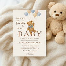 Teddy Bear Baby Shower We Can Bearly Wait