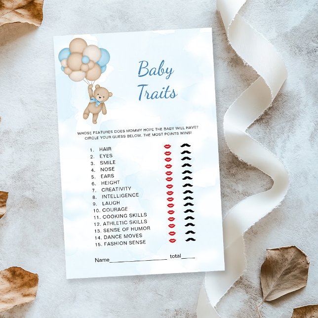 Teddy Bear Baby Traits Game (クリエイターアップロード済み)