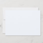 Teddy Bear Balloon Boy Baby Shower写真 サンキューカード (裏面)