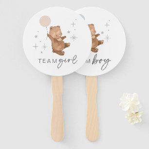 Teddy Bear Balloon Gender Reveal – 投票ファン ハンドファン