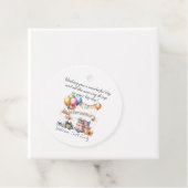 Teddy Bear Balloonsキッズフォト誕生日 フェイバータグ (インサイチュ)