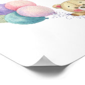 Teddy Bear balloons – キャンディーの数を推測 ポスター (角)