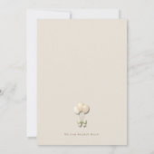 Teddy Bear Balloons We Can Bearly Wait Baby Shower 招待状 (裏面)