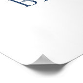 Teddy Bear Bearly Wait Welcome Baby Shower Poster ポスター (角)