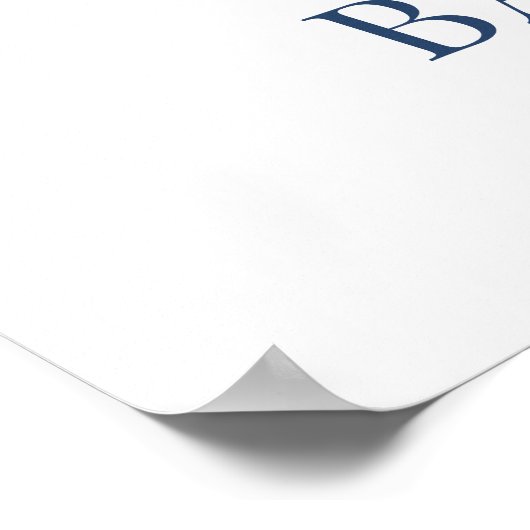 Teddy Bear Bearly Wait Welcome Baby Shower Poster ポスター (角)