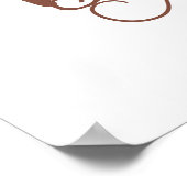 Teddy Bear Bearly Wait Welcome Gender Reveal ポスター (角)