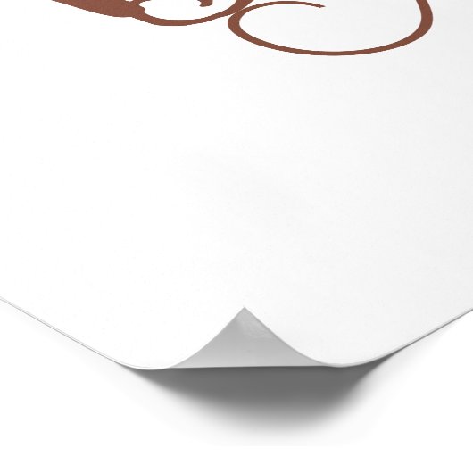 Teddy Bear Bearly Wait Welcome Gender Reveal ポスター (角)