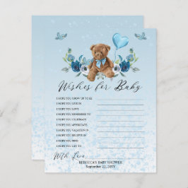 Teddy Bear Blue Balloonがベビー