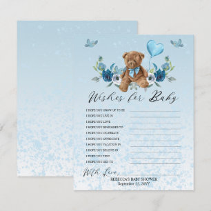 Teddy Bear Blue Balloonがベビー