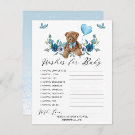 Teddy Bear Blue Balloonがベビー