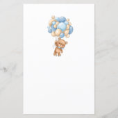 Teddy Bear Blue Balloons財布ゲームの内容 (裏面)