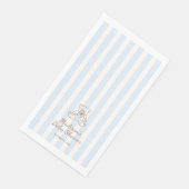 Teddy Bear Blue Stripes Baby Shower (コーナー)