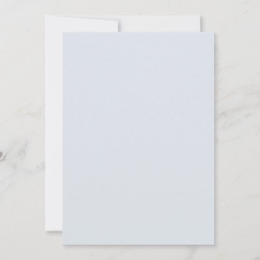 Teddy Bear Blue Stripes First Birthday Invitation 案内状 (裏面)