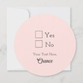Teddy Bear Blush Pink Valentine's Day Card (裏面)