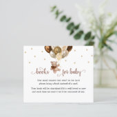Teddy Bear Book Request Baby Shower Enclosure (スタンド正面)