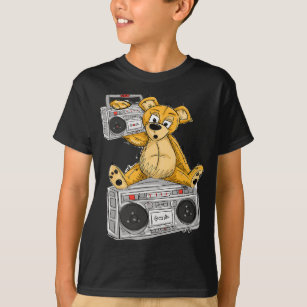 Teddy Bear BoomBox by San Francisco通り・アーティスト Tシャツ