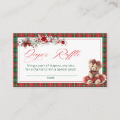 Teddy Bear Christmas Diaper Raffle エンクロージャーカード (正面)