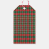 Teddy Bear Christmas Girl Baby Shower Thank You ギフトタグ (裏面)