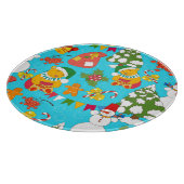 Teddy Bear Christmas: Kid-フレンドリー Pattern. カッティングボード (角)
