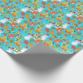 Teddy Bear Christmas: Kid-フレンドリー Pattern. ラッピングペーパー (角)