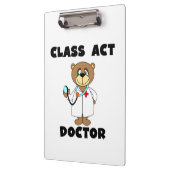 Teddy Bear Class Act Doctor Clipboard クリップボード (左)