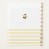 Teddy bear cute school planner with honey pot プランナー手帳 (裏面)