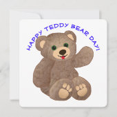 Teddy Bear Day 招待状 (正面)