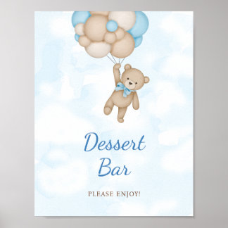 Teddy Bear Dessert Bar Poster ポスター