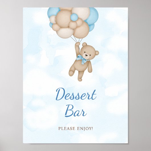 Teddy Bear Dessert Bar Poster ポスター (正面)